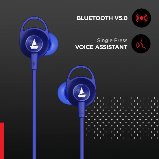 boAt Rockerz 245v2 Bluetooth Wireless in Ear Earphones with Mic Navy Blue