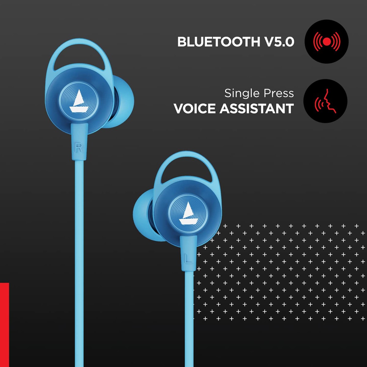 boAt Rockerz 245v2 Bluetooth Wireless in Ear Earphones with Mic Ocean Blue