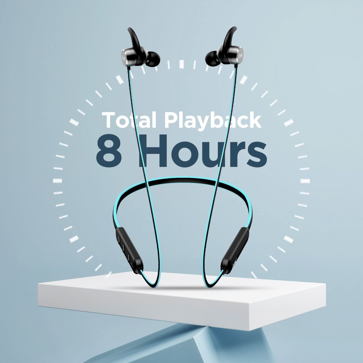 boAt Rockerz 255 Bluetooth Neckband with Upto 8 Hours Playback (Ocean Blue)