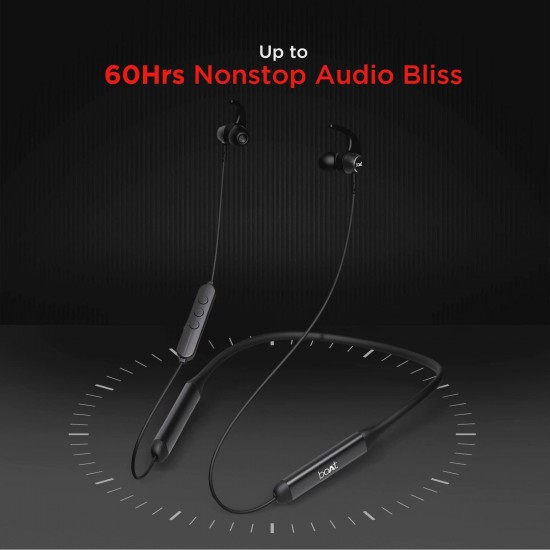 boAt Rockerz 330 Bluetooth Wireless in Ear Earphones with Mic (Active Black)