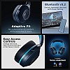 boAt Rockerz 425 Bluetooth Wireless Over Ear Headphones with Mic with Signature Sound, Beast Mode(Upto 65Ms Low Latency) for Gaming Enx Tech, ASAP Charge 25H Playtime V5.2, Dual Pairing (Oceana Blue)