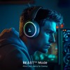 boAt Rockerz 480, RGB LEDs,6 Light Modes, 40mm Drivers,Beast Mode, 60H Battery, ENx Tech, Stream Ad Free Music via App Support, Bluetooth Headphones