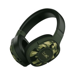 boAt Rockerz 550 Wireless Bluetooth Over The Ear Headphones with Mic (Army Green)