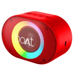 boAt Stone 250 Portable Wireless Speaker with 5W RMS  IPX7 Water Resistance, Multi-Compatibility Modes (Red)