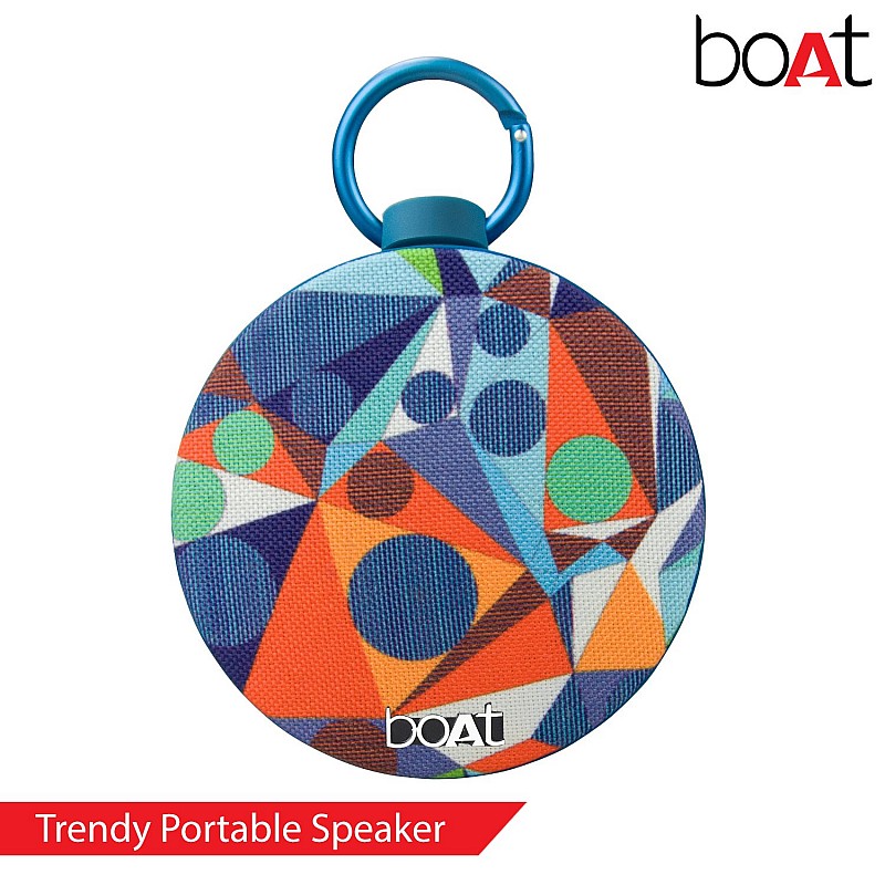 boAt Stone 260 4W Bluetooth Speaker with Upto 9 Hours Playback, IPX5 and Carabiner (Prism)