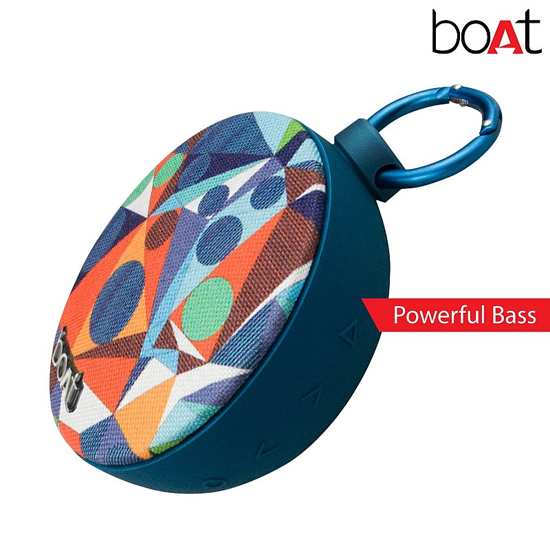 boAt Stone 260 4W Bluetooth Speaker with Upto 9 Hours Playback, IPX5 and Carabiner (Prism)