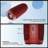 boAt Stone 620 Portable Wireless Speaker with 12W RMS Stereo Sound TWS Feature IPX4 Multi-Compatibility Modes Red