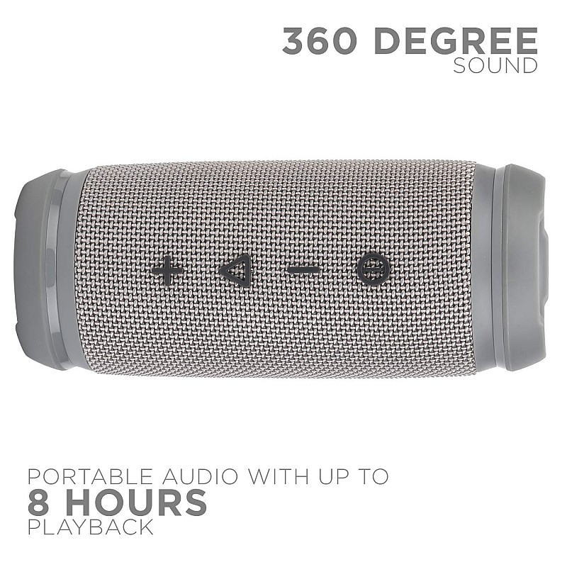 boAt Stone SpinX 12 Watt 2.0 Channel Bluetooth Speaker with Upto 8 Hours Battery Granite Grey