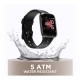 BoAt Storm Smart Watch Curved Display Bluetooth 33mm 5ATM Water Resistant Design Black Strap