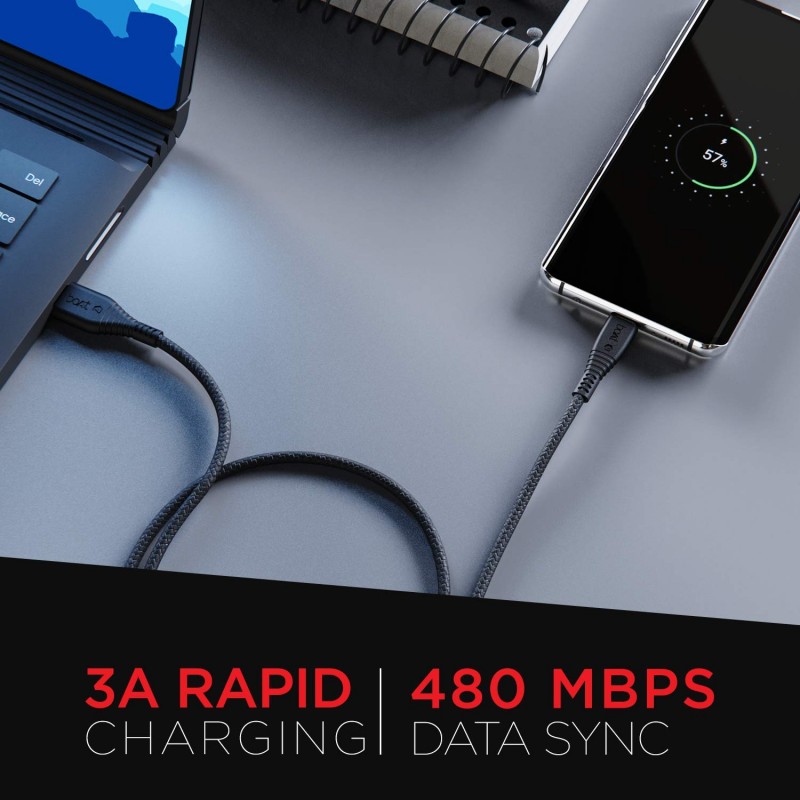 boAt Type C A325/A320 Tangle-free, Sturdy Type C Cable with 3A Rapid Charging & 480 Mbps Data Transmission Speed, Compatible with Smartphones & Tablets(Black) boAt Type C A325/A320 Tangle-free, Sturdy Type C Cable with 3A Rapid Charging & 480 Mbps Data Transmission Speed, Compatible with Smartphones & Tablets(Black)