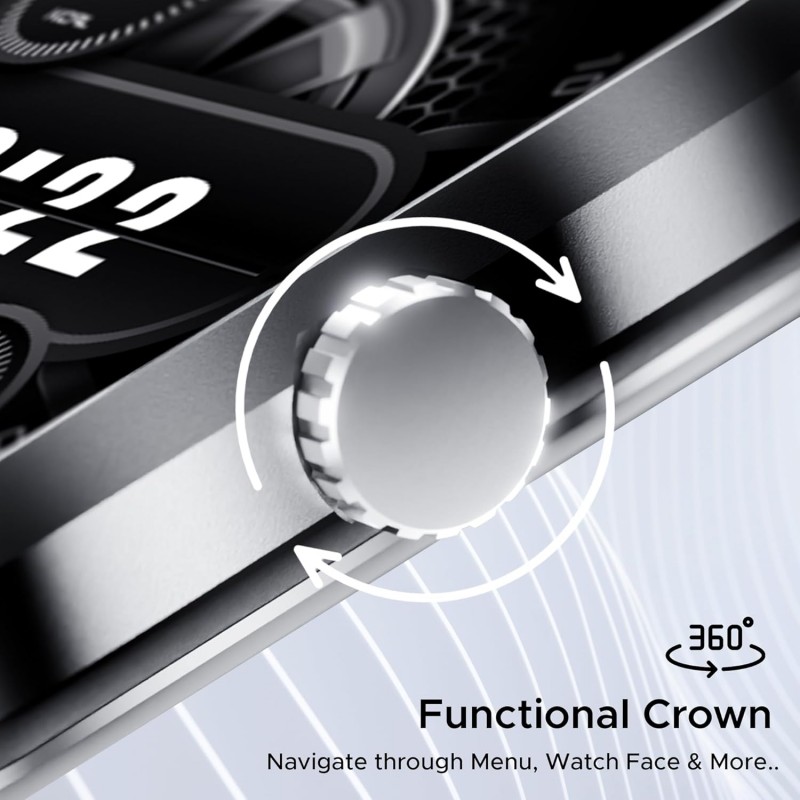 boAt Ultima Select Smart Watch w/ 2.01" (5.1 cm) AMOLED Display, Advanced BT Calling, Functional Crown, Always on Display, 100+ Sports Mode, IP68, HR & Blood Oxygen Monitoring(Steel Black) boAt Ultima Select Smart Watch w/ 2.01" (5.1 cm) AMOLED Display, Advanced BT Calling, Functional Crown, Always on Display, 100+ Sports Mode, IP68, HR & Blood Oxygen Monitoring(Steel Black)