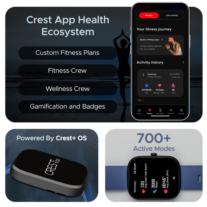 boAt Wave Convex 1.96" (4.9 cm) AMOLED Display, Advanced Bluetooth Calling, Coins, DIY Watch Face Studio, Female Wellness, Energy & Sleep Score, IP67, Smart Watch for Men & Women(Active Black) boAt Wave Convex 1.96" (4.9 cm) AMOLED Display, Advanced Bluetooth Calling, Coins, DIY Watch Face Studio, Female Wellness, Energy & Sleep Score, IP67, Smart Watch for Men & Women(Active Black)