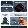 boAt Wave Convex 1.96" (4.9 cm) AMOLED Display, Advanced Bluetooth Calling, Coins, DIY Watch Face Studio, Female Wellness, Energy & Sleep Score, IP67, Smart Watch for Men & Women(Active Black) boAt Wave Convex 1.96" (4.9 cm) AMOLED Display, Advanced Bluetooth Calling, Coins, DIY Watch Face Studio, Female Wellness, Energy & Sleep Score, IP67, Smart Watch for Men & Women(Active Black)