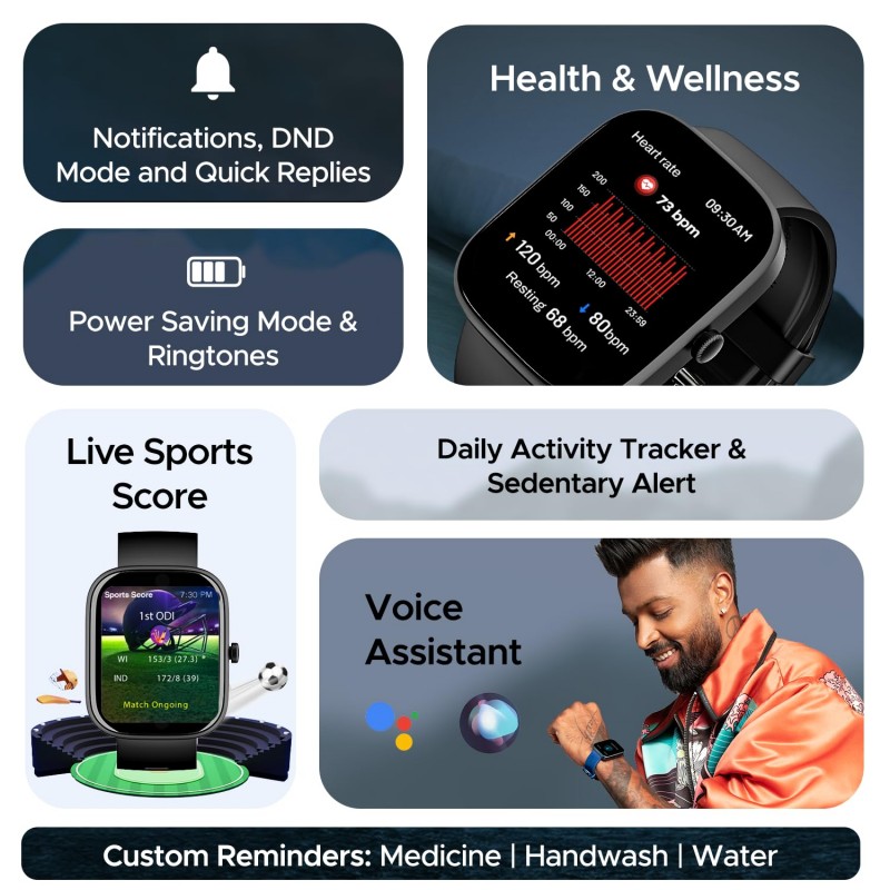 boAt Wave Convex 1.96" (4.9 cm) AMOLED Display, Advanced Bluetooth Calling, Coins, DIY Watch Face Studio, Female Wellness, Energy & Sleep Score, IP67, Smart Watch for Men & Women(Active Black) boAt Wave Convex 1.96" (4.9 cm) AMOLED Display, Advanced Bluetooth Calling, Coins, DIY Watch Face Studio, Female Wellness, Energy & Sleep Score, IP67, Smart Watch for Men & Women(Active Black)
