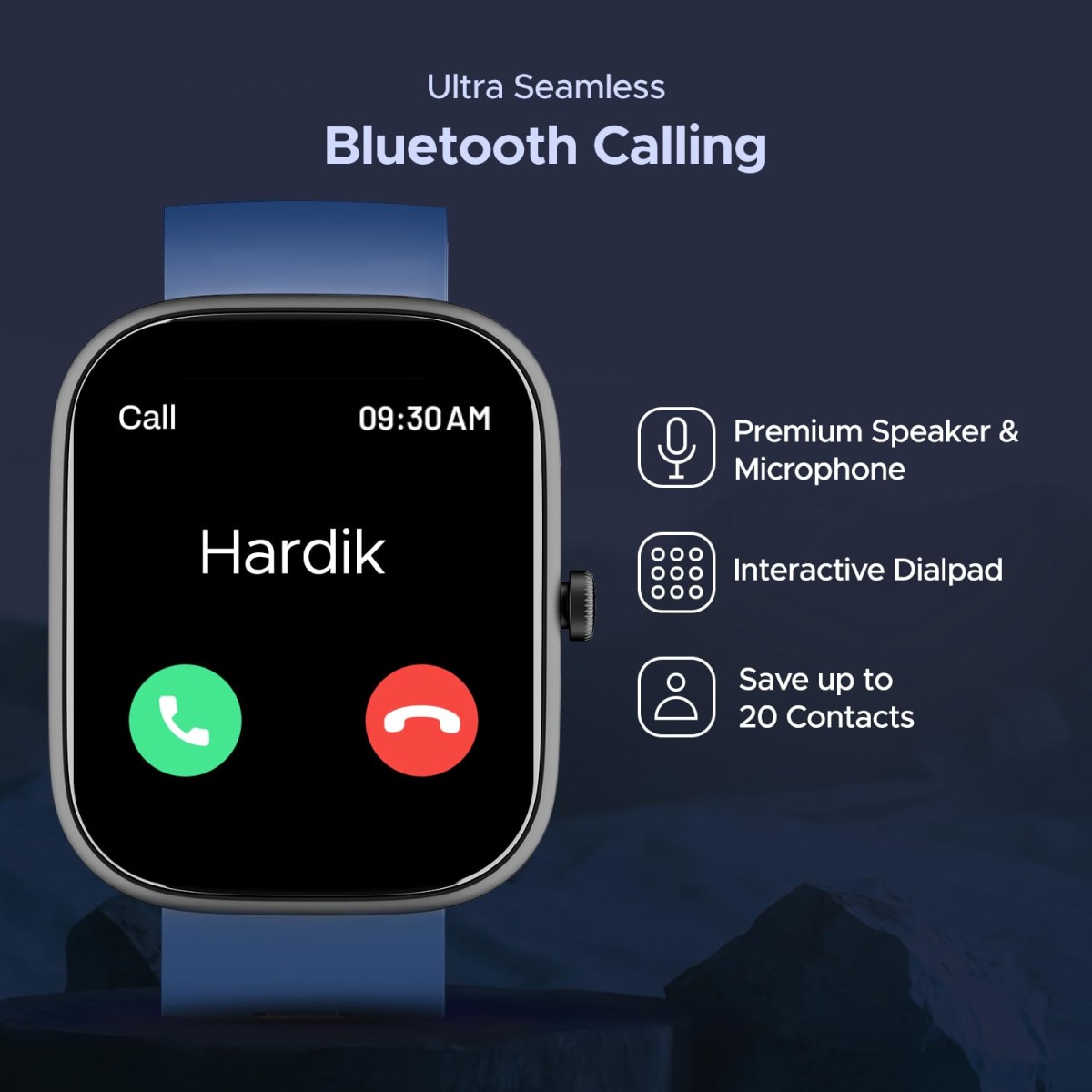 boAt Wave Convex 1.96" (4.9 cm) AMOLED Display, Advanced Bluetooth Calling, Coins, DIY Watch Face Studio, Female Wellness, Energy & Sleep Score, IP67, Smart Watch for Men & Women(Active Black)