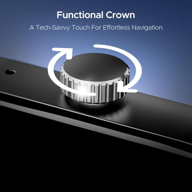boAt Wave Spectra w/ 2.04" (6 cm) AMOLED Display, BT Calling, Functional Crown, Metal Built, Always-on Display, Animated Watch Faces, Smart Watch for Men & Women(Steel Black) boAt Wave Spectra w/ 2.04" (6 cm) AMOLED Display, BT Calling, Functional Crown, Metal Built, Always-on Display, Animated Watch Faces, Smart Watch for Men & Women(Steel Black)