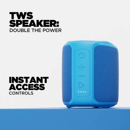 BoAt Stone 350 10 W Bluetooth Speaker Blue Mono Channel BoAt Stone 350 10 W Bluetooth Speaker Blue Mono Channel