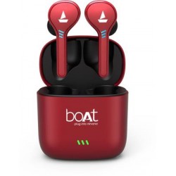 boAt Airdopes 431 Twin Wireless Ear-Buds with Mic (Red)