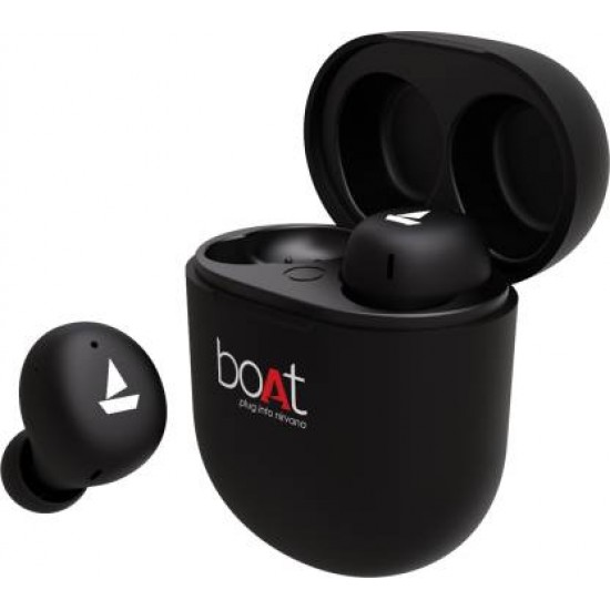  boAt Airdopes 381 Bluetooth Headset   (Active Black, True Wireless)