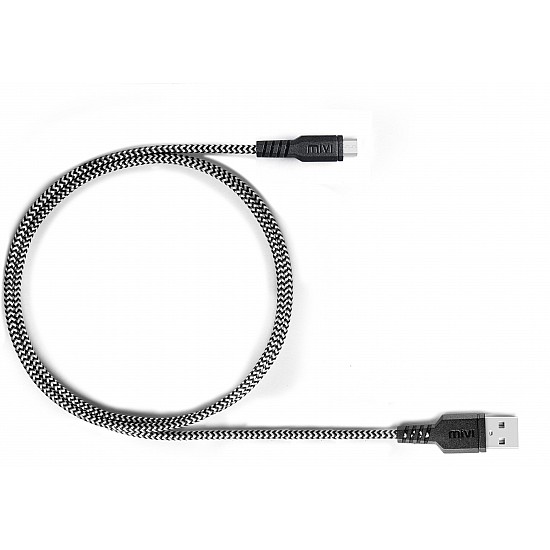 Airtree Double Braided Nylon Micro USB Charging Cable for Android Phones 6 Feet 