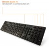 Amkette Optimus Wireless Keyboard and Optical Mouse Sensor (Black)