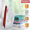 Maharaja Whiteline Easio 1000-Watt Dry Iron (White and Red)