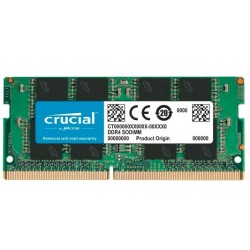 Crucial 4GB Single DDR4 2666 MT/s (PC4-21300) CL19x8 SODIMM 260 Pin Memory CT4G4SFS8266 4GB Single Rank