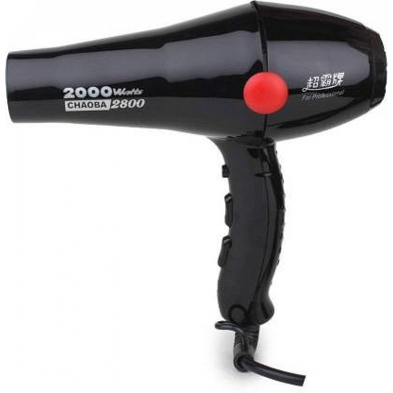 CHAOBA CB-2800 PROFESSIONAL SERIES 2000W DRYER Hair Dryer Black