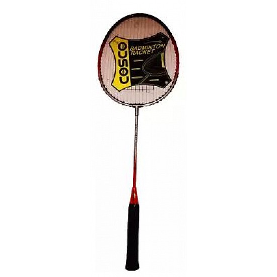 COSCO CB-85 Tempered Steel Shaft Orange Strung Badminton Racquet Pack Of 1