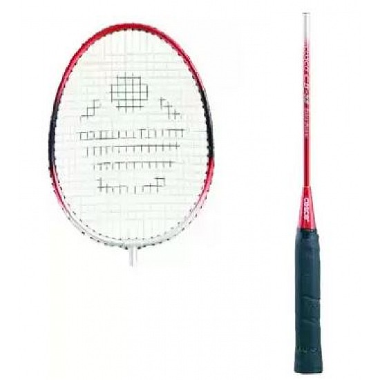 COSCO CB-85 Tempered Steel Shaft Orange Strung Badminton Racquet Pack Of 1