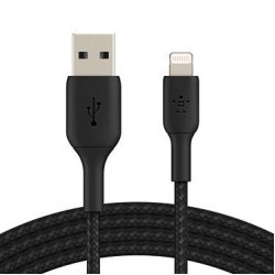 Apple Certified - Type-C USB to Lightning - Nylon Braided - Fast Charging MFI Certified iPhone Charger Cable - 3-Foot 