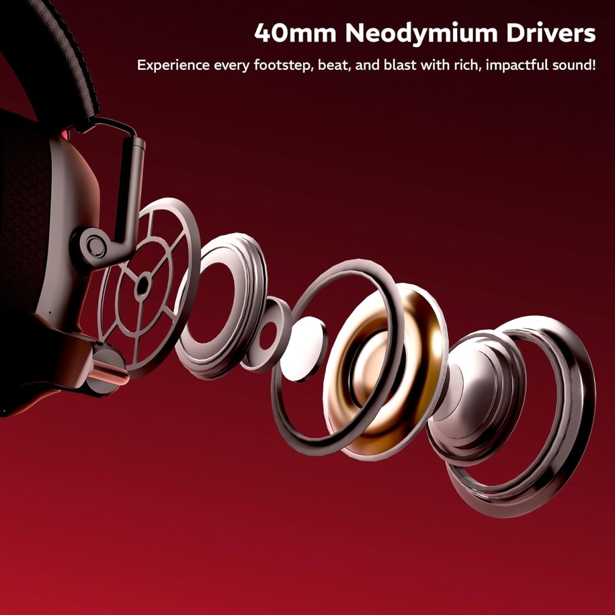 daWg HeadBug G60 Lightweight Wireless Gaming Headphones, 20ms Ultra Low Latency (2.4GHz), Bluetooth v5.4, 40mm Neodymium Drivers, Crystal Clear Mic, Soft Leatherlite Headband, for PS5, PS4, PC, Mobile daWg HeadBug G60 Lightweight Wireless Gaming Headphones, 20ms Ultra Low Latency (2.4GHz), Bluetooth v5.4, 40mm Neodymium Drivers, Crystal Clear Mic, Soft Leatherlite Headband, for PS5, PS4, PC, Mobile