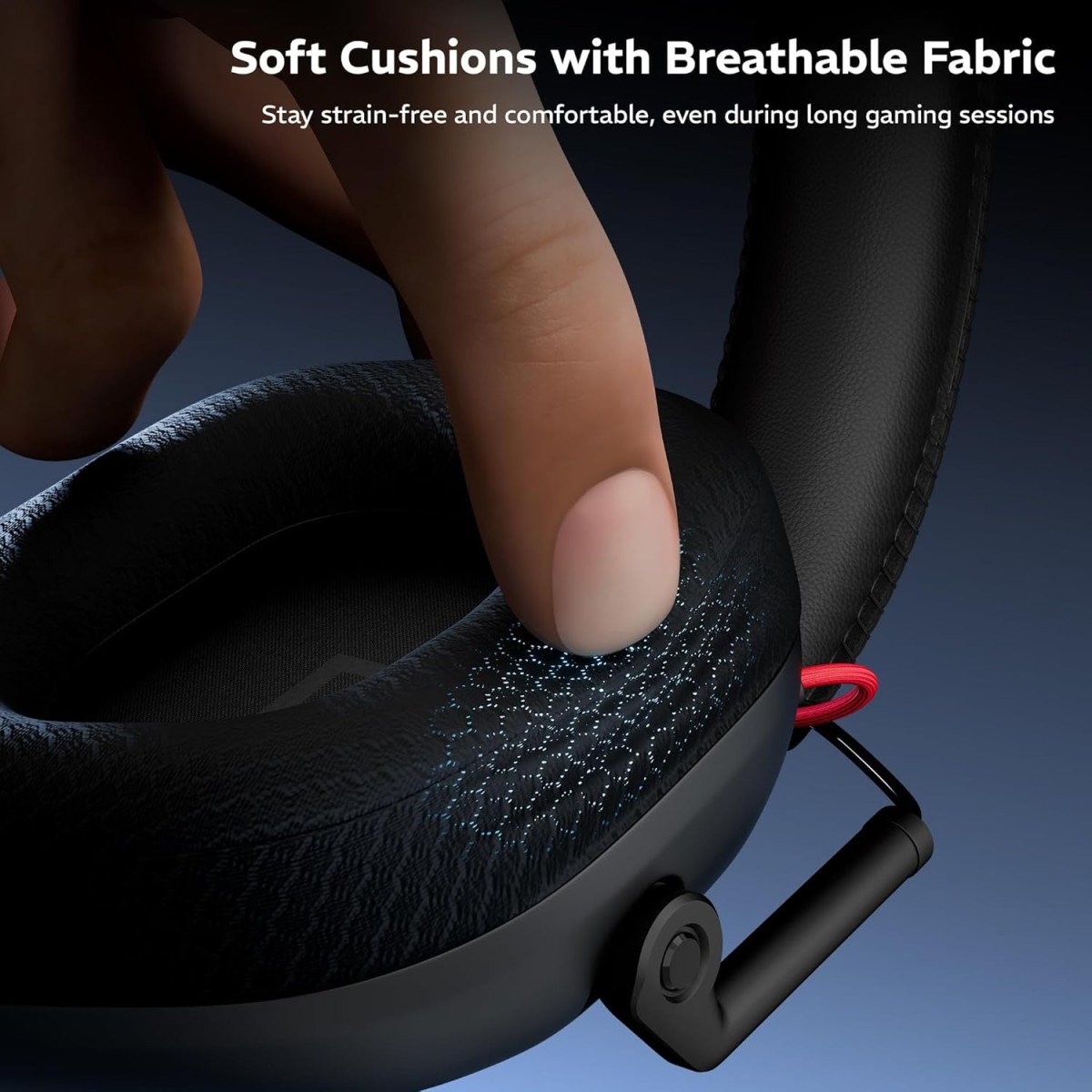 daWg HeadBug G60 Lightweight Wireless Gaming Headphones, 20ms Ultra Low Latency (2.4GHz), Bluetooth v5.4, 40mm Neodymium Drivers, Crystal Clear Mic, Soft Leatherlite Headband, for PS5, PS4, PC, Mobile daWg HeadBug G60 Lightweight Wireless Gaming Headphones, 20ms Ultra Low Latency (2.4GHz), Bluetooth v5.4, 40mm Neodymium Drivers, Crystal Clear Mic, Soft Leatherlite Headband, for PS5, PS4, PC, Mobile