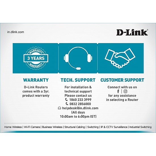 D-Link DSL-2877AL Dual Band Wireless AC750 ADSL2+ Modem Router (Black) 