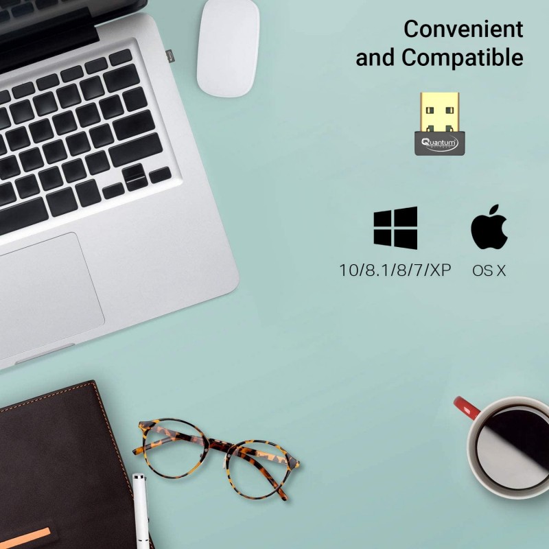 Quantum Wifi Dongle Reciever Usb Adapter