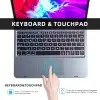 doqo iPad Pro Smart Keyboard Case with Trackpad with Backlit Keyboard,Advanced 5.1 Bluetooth, Protective case Detachable