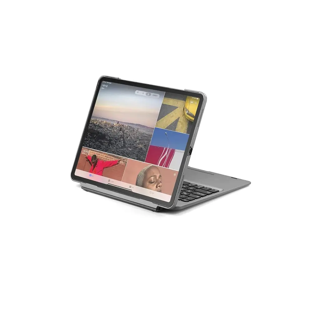 doqo iPad Pro Smart Keyboard Case with Trackpad with Backlit Keyboard,Advanced 5.1 Bluetooth, Protective case Detachable