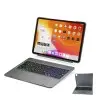 doqo iPad Pro Smart Keyboard Case with Trackpad with Backlit Keyboard,Advanced 5.1 Bluetooth, Protective case Detachable