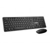 Frontech KB-0001 Wired Keyboard and Optical Wired Mouse Combo | USB Receiver | Black