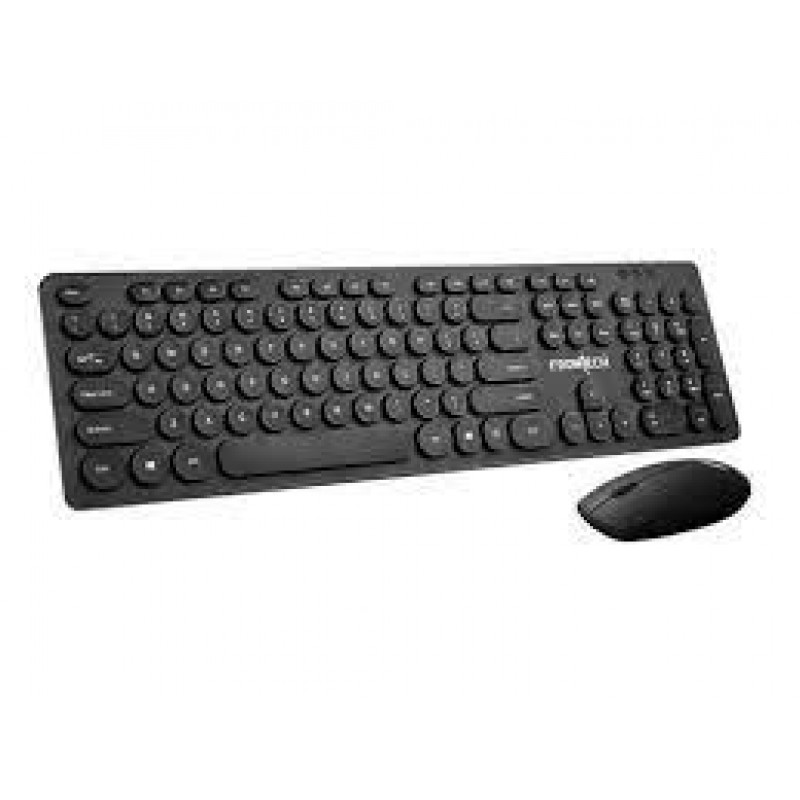 Frontech KB-0001 Wired Keyboard and Optical Wired Mouse Combo | USB Receiver | Black