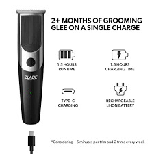 Zlade Neo 10-in-1 Multi-Groomer For Men Body Groomer 90 min Runtime 6 Length Settings (Black)