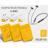 realme Buds Wireless 5 with 50dB ANC, 360 degree Spatial Audio, IP55 and 38hrs Playback Bluetooth  (Midnight Black, In the Ear)