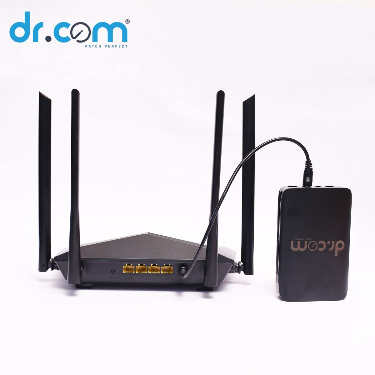 dr.com Smart UPS Mini Size 8000mAh Battery 6 Hours uninterrupted Power Backup for Router, Home Camera, LED Lights, Smartphone, ONT, ONU, Support DC 12V/9V/5V Output - DRU-8000 dr.com Smart UPS Mini Size 8000mAh Battery 6 Hours uninterrupted Power Backup for Router, Home Camera, LED Lights, Smartphone, ONT, ONU, Support DC 12V/9V/5V Output - DRU-8000