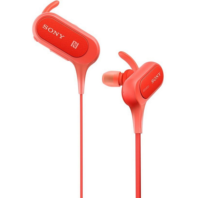 Sony Extra Bass MDR-XB50BS in-Ear Active Sports Wireless Headphones (Red)