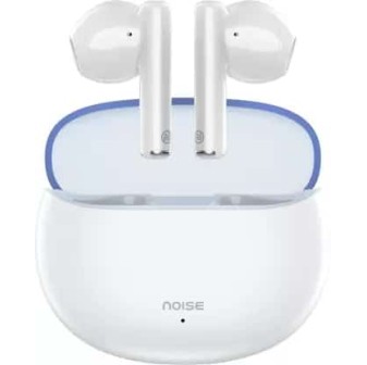 Noise Air Buds 2 with 40 Hours Playtime, 13mm Driver, Quad Mic with ENC,  (White, True Wireless)