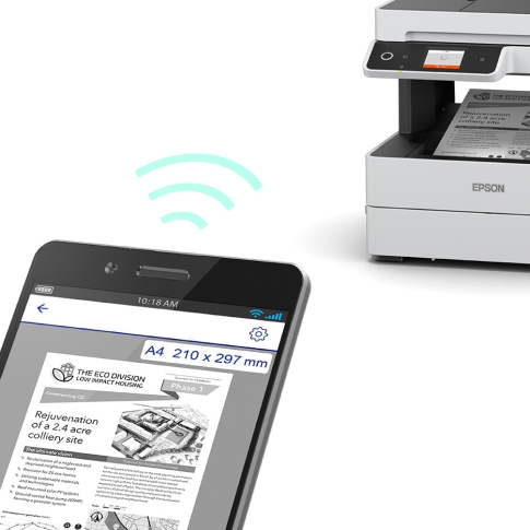 Epson Monochrome M3140 All-in-One Duplex InkTank Printer Print,Copy,Scan FAX,ADF, Black, Medium Epson Monochrome M3140 All-in-One Duplex InkTank Printer Print,Copy,Scan FAX,ADF, Black, Medium