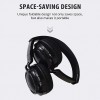 Zinq Technologies Erupt ZQHP-4155 Bluetooth Wireless On Ear Headphones with mic Mate Black