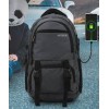 Large 40 L Laptop Backpack Laptop Backpack 1001 Unisex With USB Port And Rain Cover  (Black)