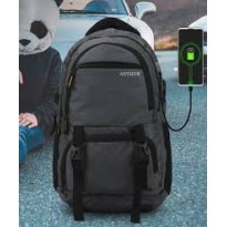 Large 40 L Laptop Backpack Laptop Backpack 1001 Unisex With USB Port And Rain Cover  (Black)