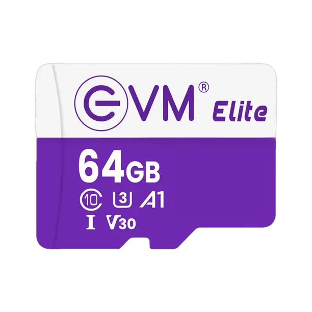 EVM EETF/64GU3 U3 V30 64 GB TF Card Class 10 100 MB/s Memory Card Compatible with Camera, Mobile, Tablet EVM EETF/64GU3 U3 V30 64 GB TF Card Class 10 100 MB/s Memory Card Compatible with Camera, Mobile, Tablet